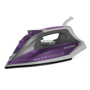 Black and decker steam iron deals 1800w with detachable tank bxir1801in